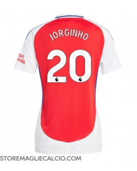 Arsenal Jorginho Frello #20 Maglia Gara Casa Repliche 2024-25 Donna
